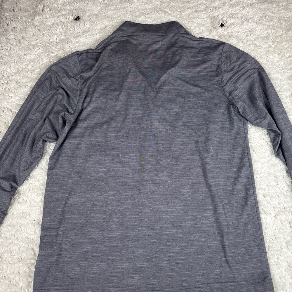 TravisMathew Men’s Gray Heather 1/4 Zip Pullover Long Sleeve Size Medium - Picture 8 of 11